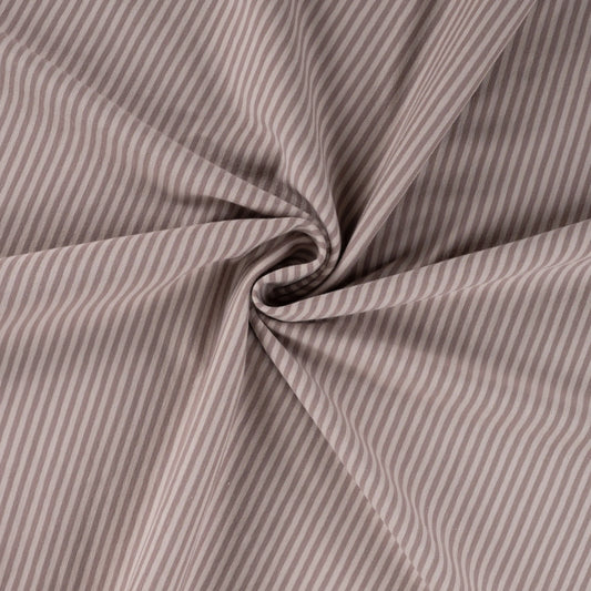 Bómullarjersey - Small Stripes Two Tone