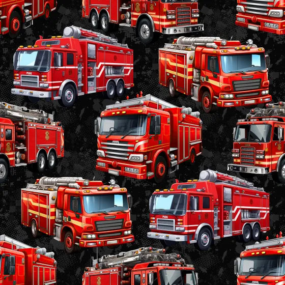 French Terry - Fire Truck