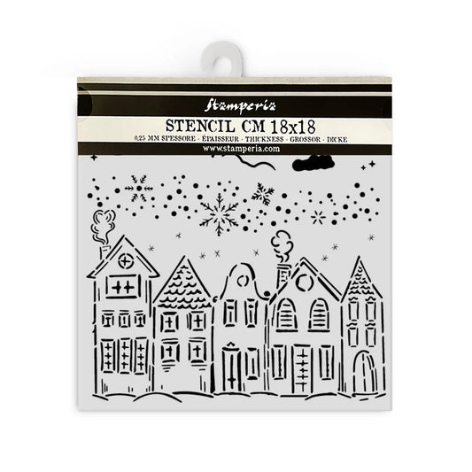 Stensill 18x18sm - Cozy houses