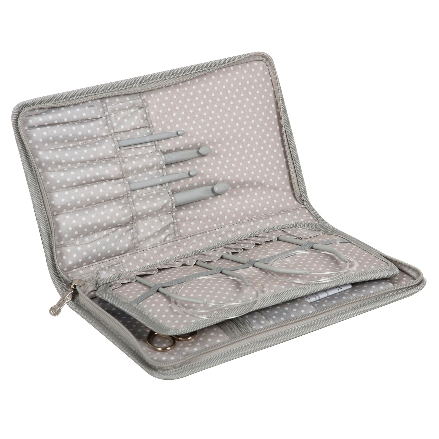 Taska fyrir hringprjóna