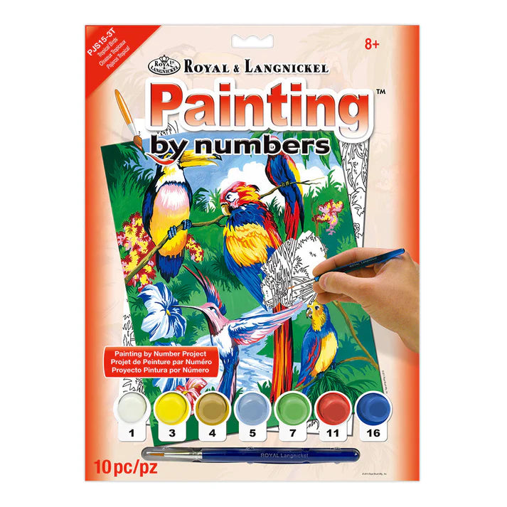 Paint by numbers / Tropical Birds
