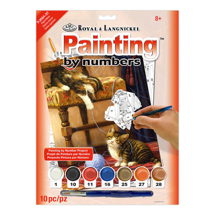 Paint by numbers / Playful Kittens