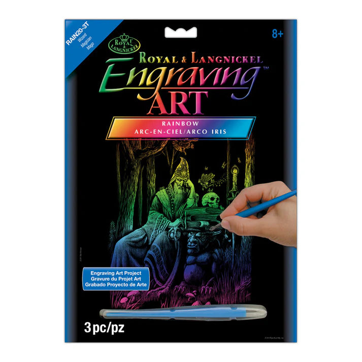 Engraving Art - Rainbow Foil / Wizard