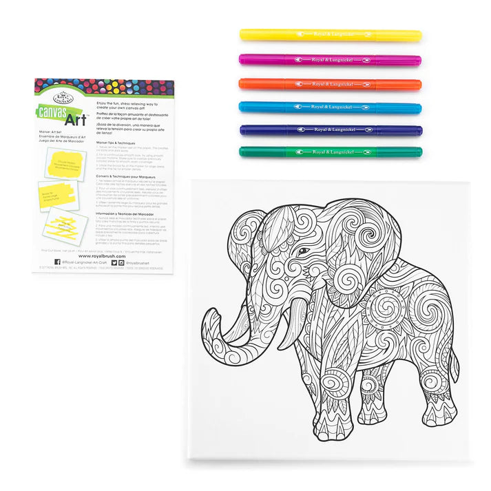 Canvas Art - Elephant