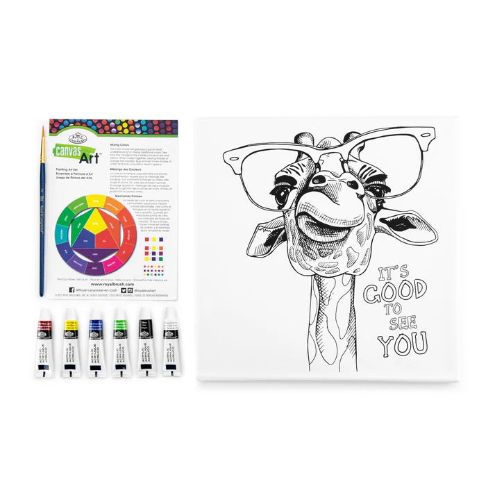 Canvas Art - Giraffe