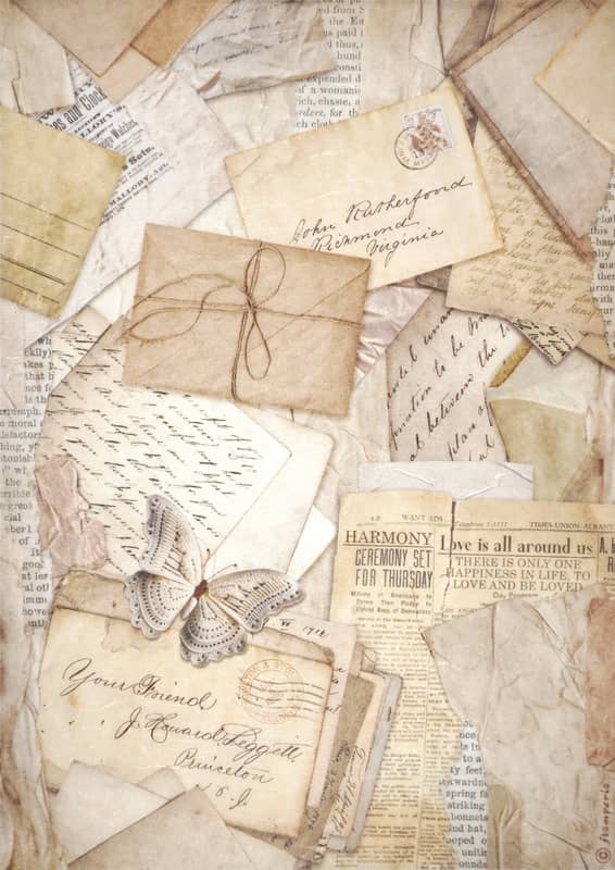 Ríspappír A4 - Postal cards