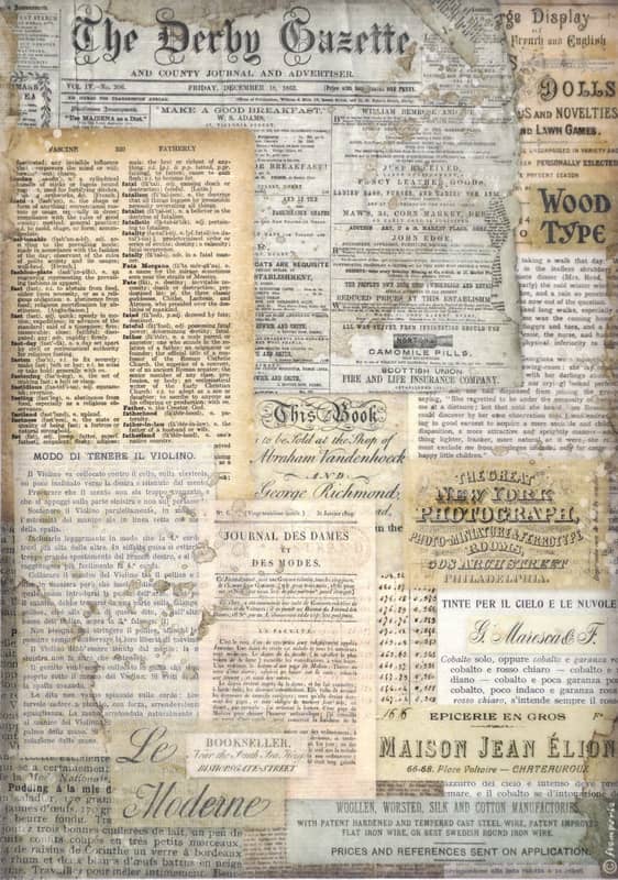Ríspappír A4 - The Derby Gazette