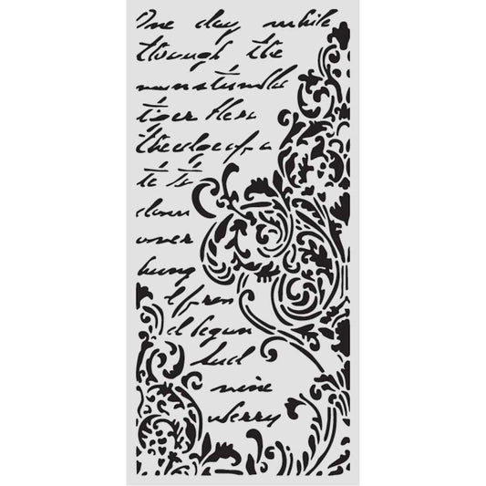 Stensill 12x25sm - Frieze With Lettering