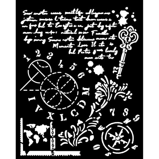 Stensill 20x25sm - Alterego Key, Numbers