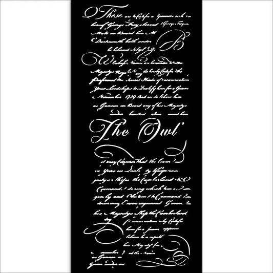 Stensill 12x25sm - The Owl's House letter