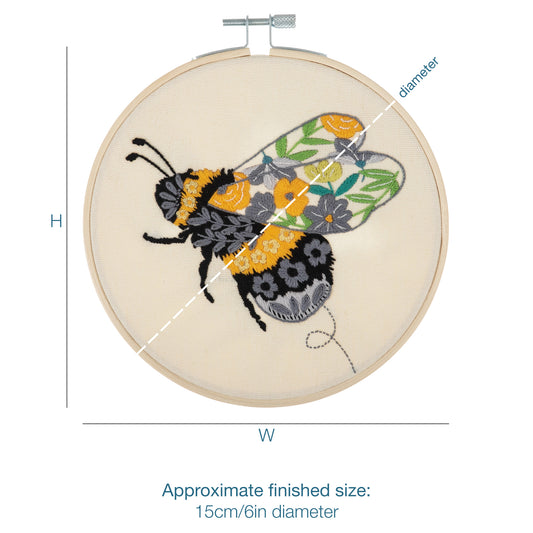 Útsaumur - Býfluga