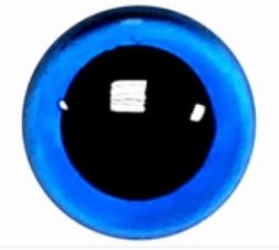 Augu - blá - 12mm 1stk