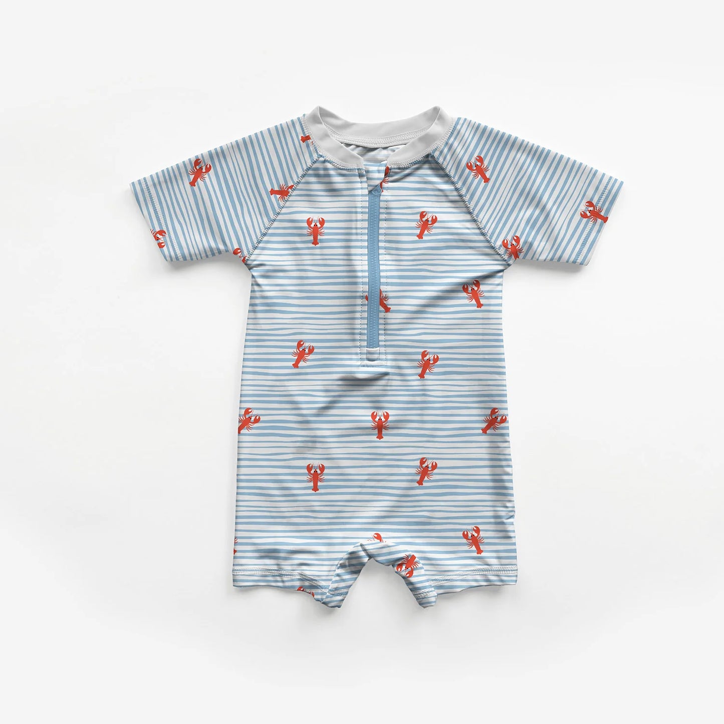 Swimwear Jersey UPF50 Recycled Crabs Baby Blue