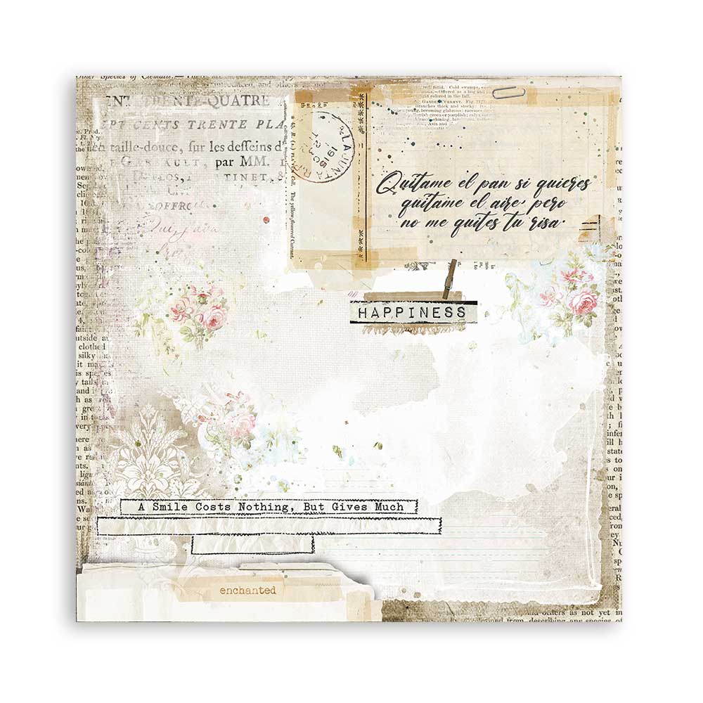 Pappír 12x12 - Romantic Journal