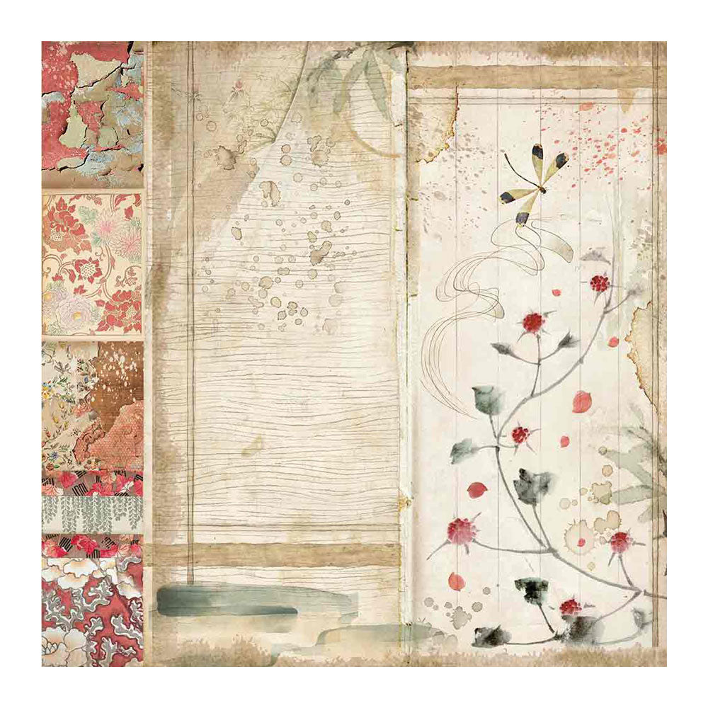 Pappír 8x8 - Oriental Garden