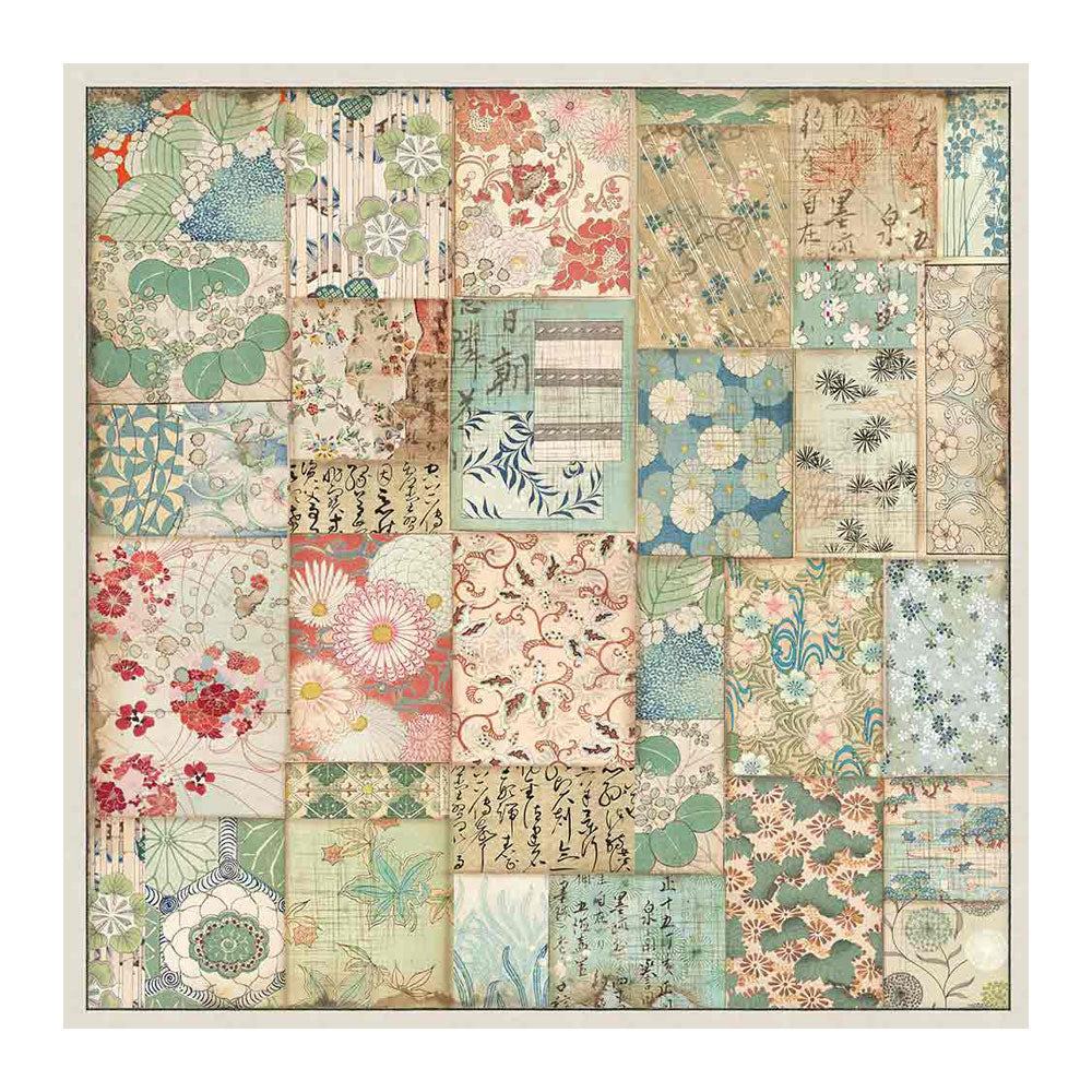 Pappír 8x8 - Oriental Garden