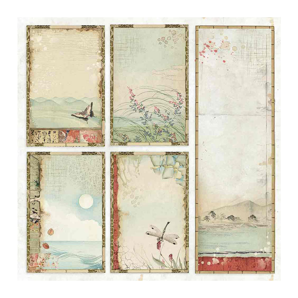 Pappír 8x8 - Oriental Garden