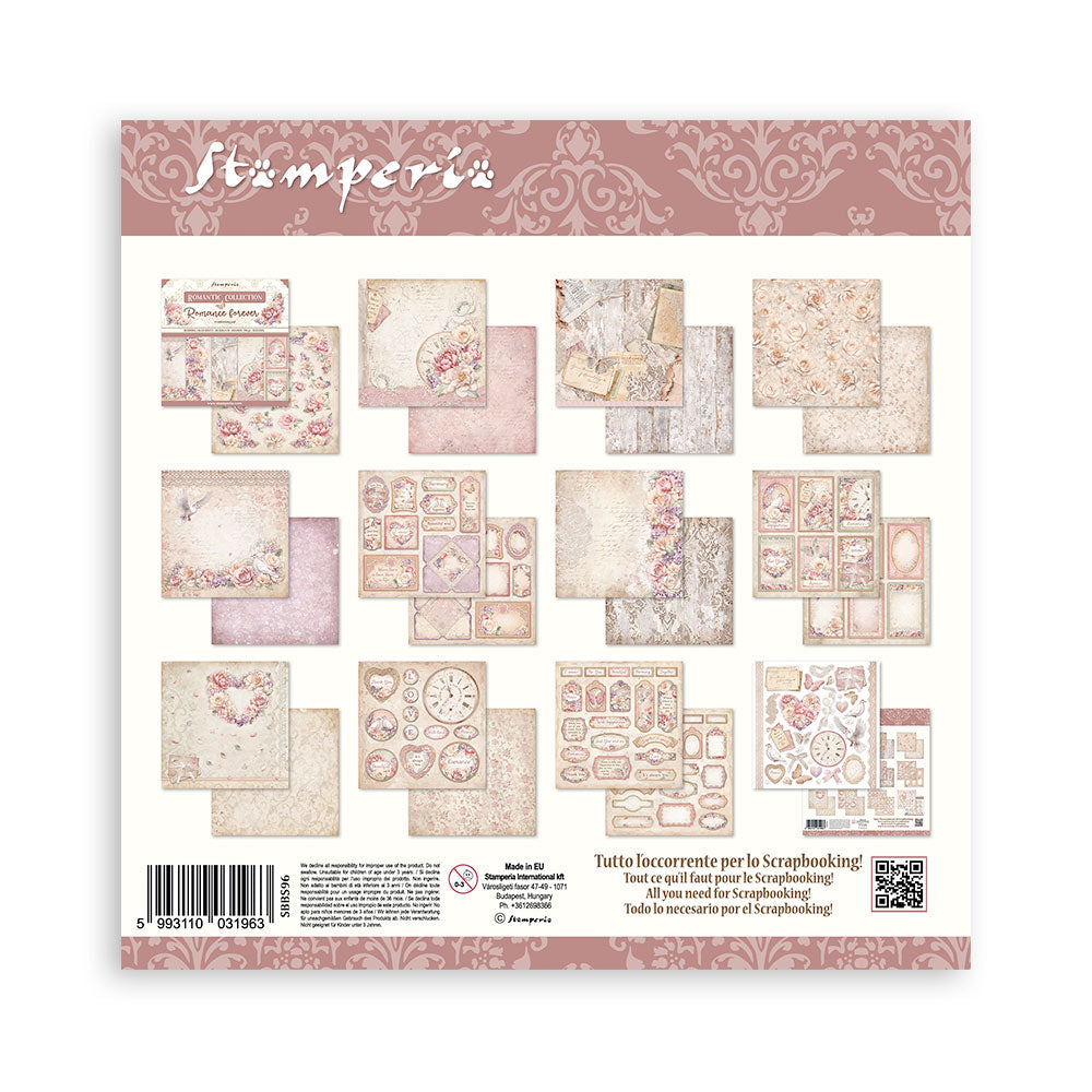 Pappír 8x8 - Romance Forever