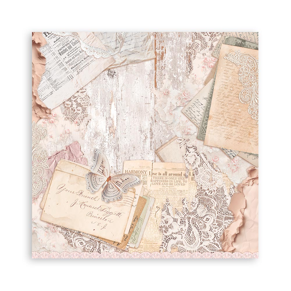 Pappír 8x8 - Romance Forever