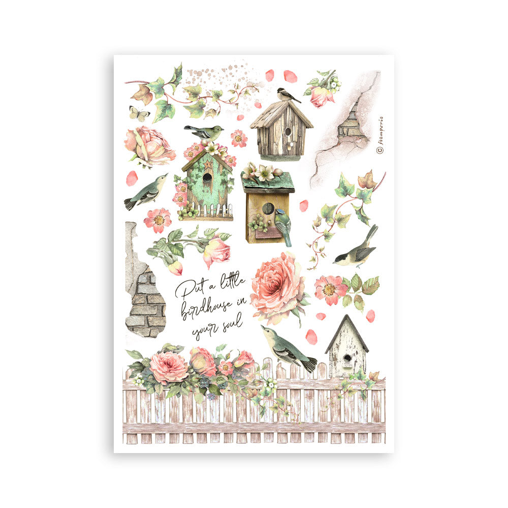 Washi pad 8stk A5 - House of Roses