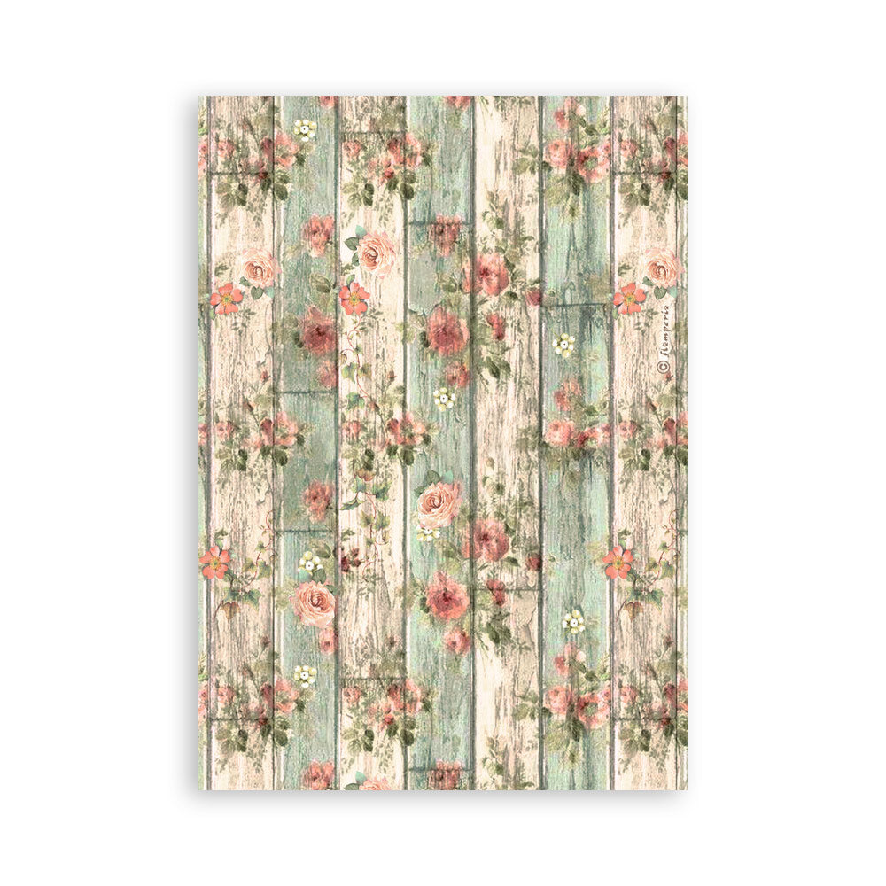 Washi pad 8stk A5 - House of Roses