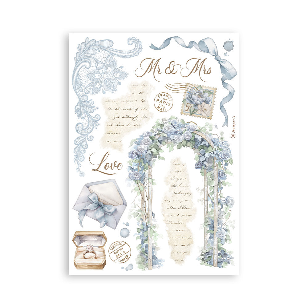 Washi pad 8stk A5 - Timeless