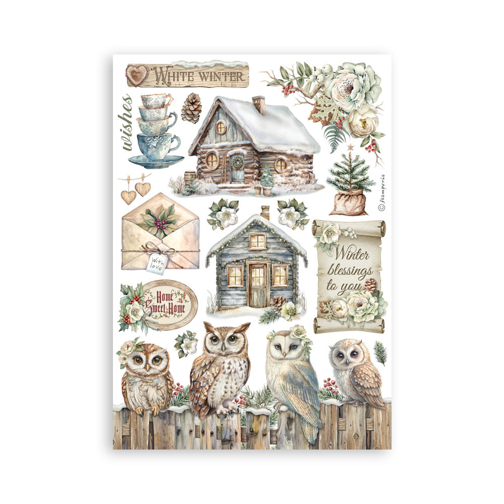 Washi pad 8stk A5 - The Owl's House
