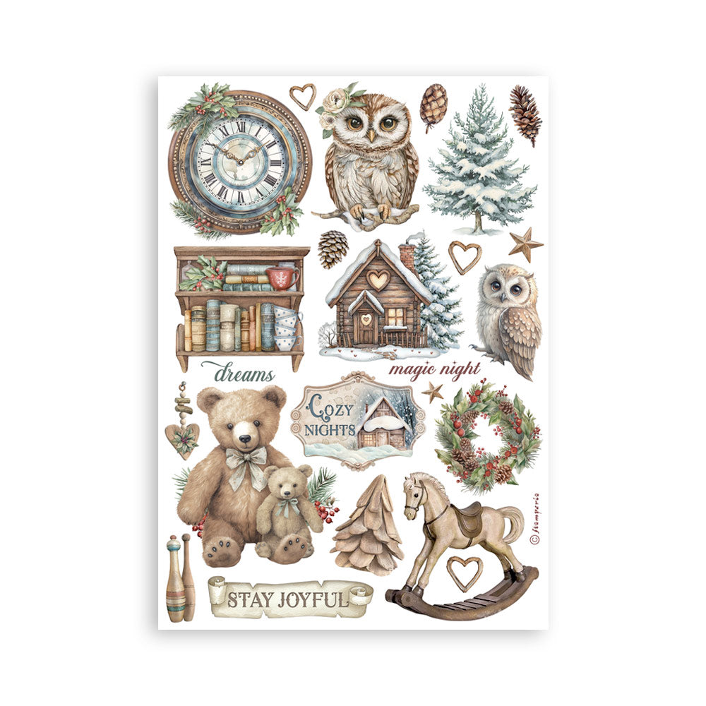 Washi pad 8stk A5 - The Owl's House