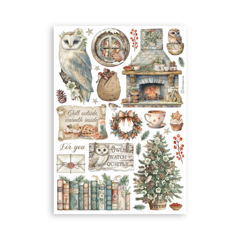Washi pad 8stk A5 - The Owl's House