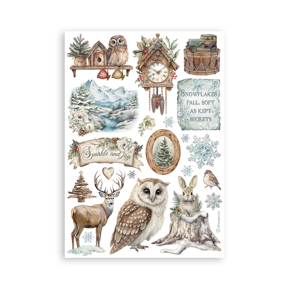 Washi pad 8stk A5 - The Owl's House
