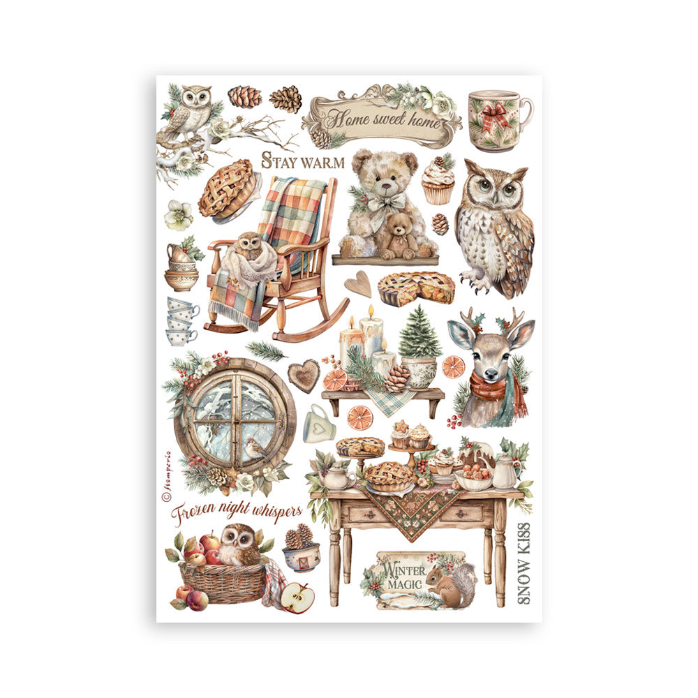 Washi pad 8stk A5 - The Owl's House