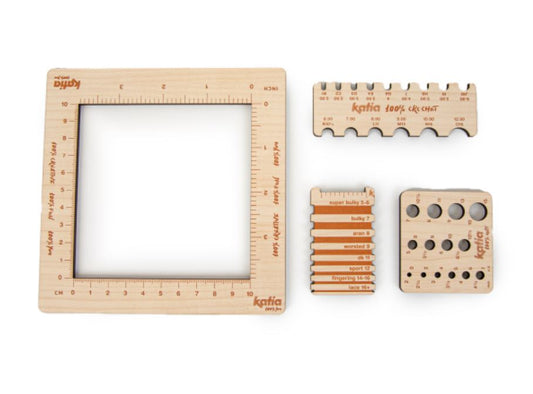 Prjónamælir 4 in 1
