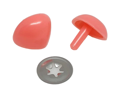 Öryggisnef 18mm - Bleikt