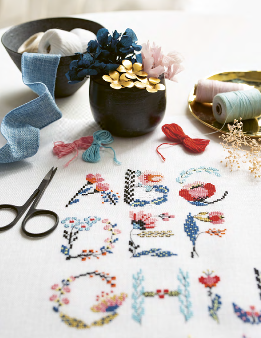 Cross stitch alphabet