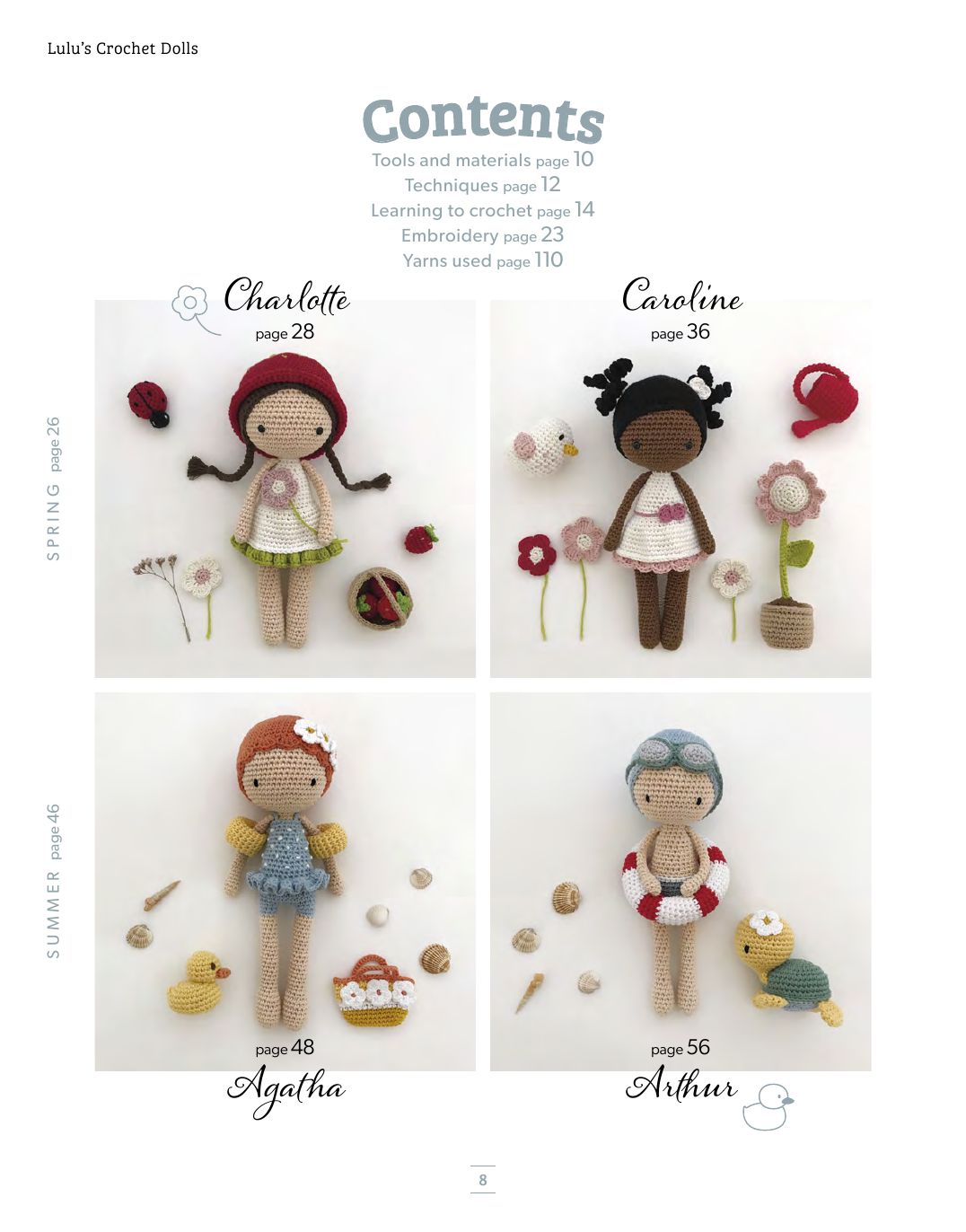 Bók - Lulus Crochet Dolls