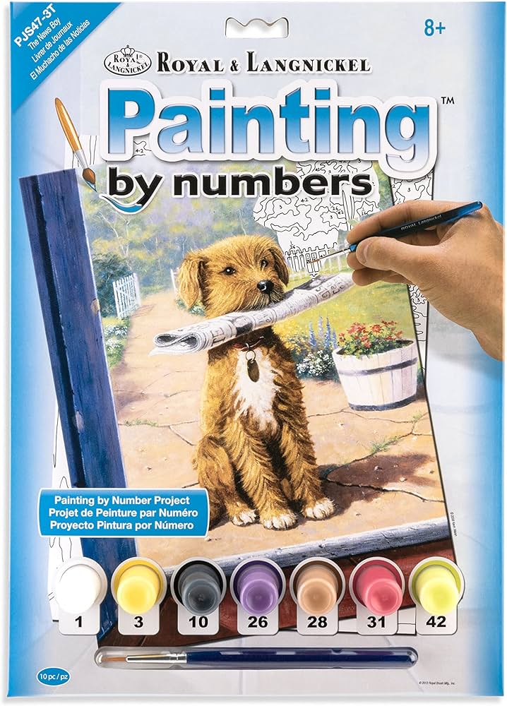 Painting by numbers / The News Boy