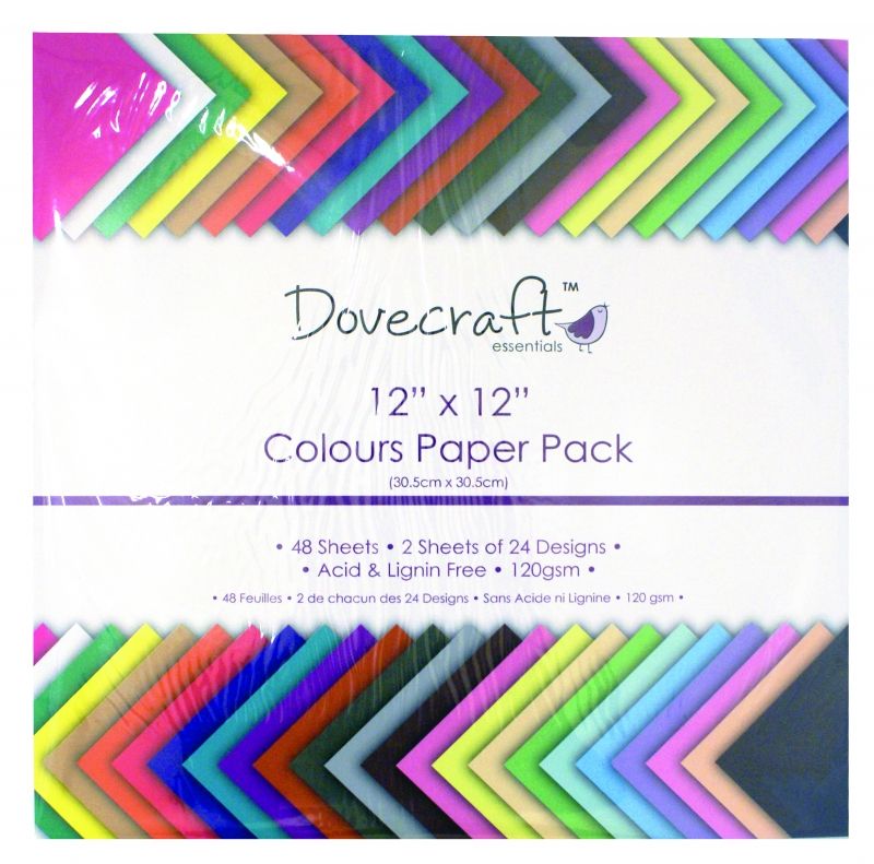 Pappír 12x12 - Colours