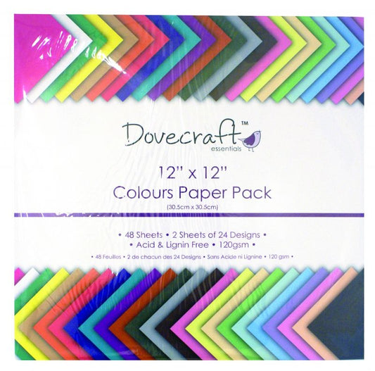 Pappír 12x12 - Colours