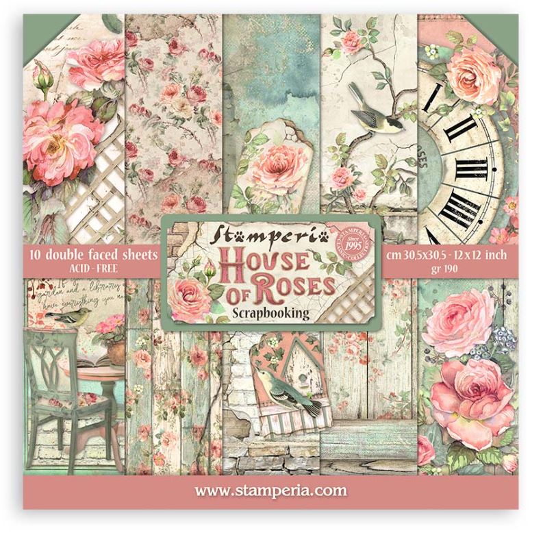 Pappír 12x12 - House of Roses