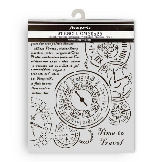 Stensill 20x25sm - Venice Time to Travel