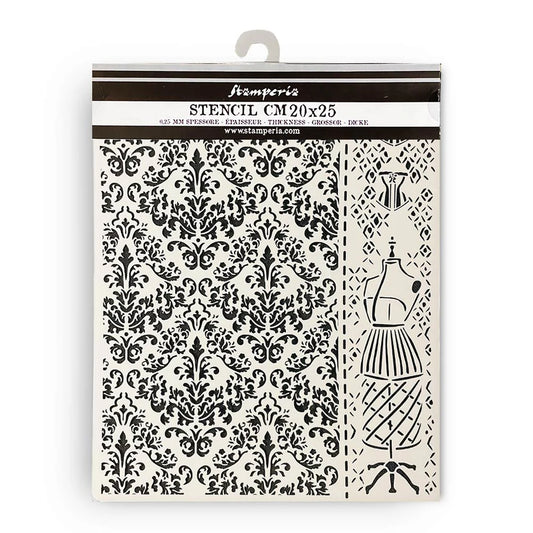 Stensill 20x25sm - Brocante Antiques Mannequin