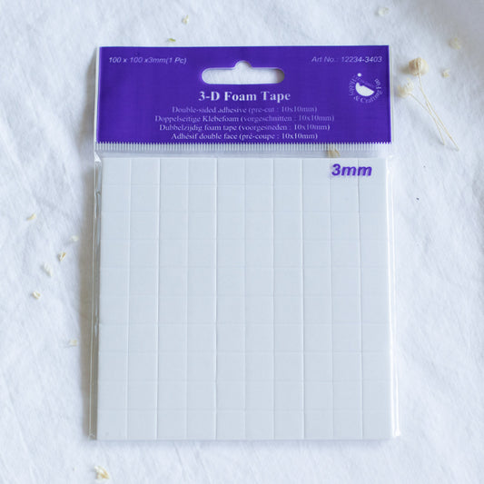 Foam tape 100x100x3mm