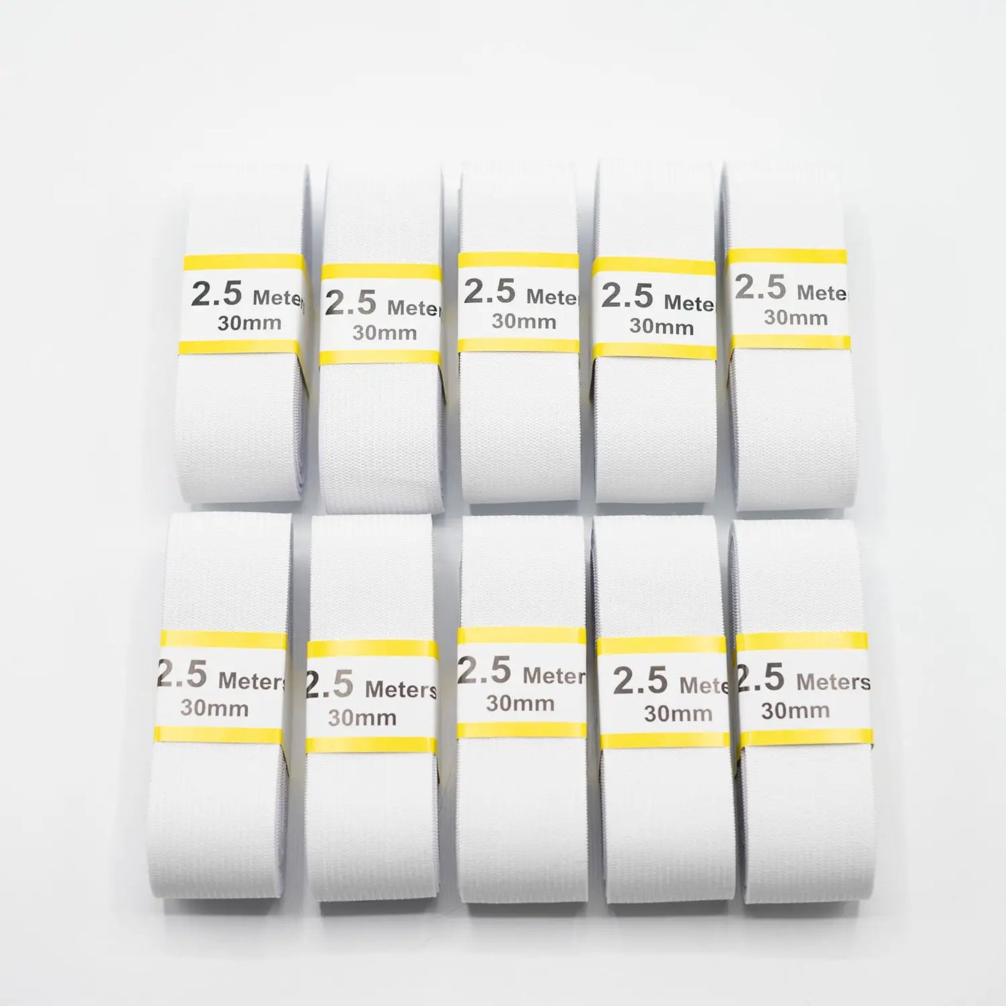 Teygja 30mm - Svört eða Hvít