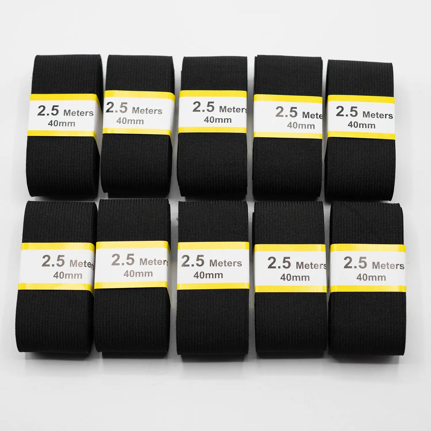 Teygja 40mm - Svört eða Hvít