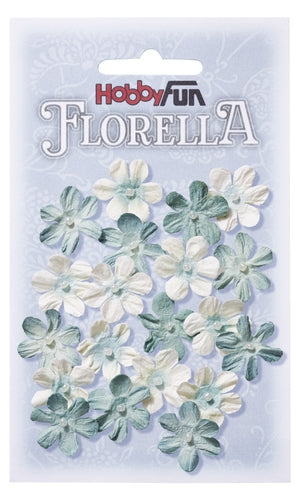Florella Föndurblóm - Jean blue "hellblau"