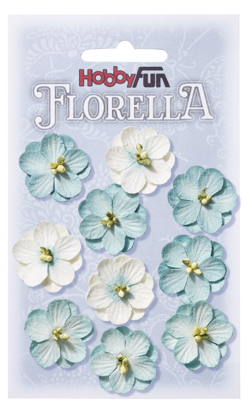 Florella Föndurblóm - Jean blue "hellblau"