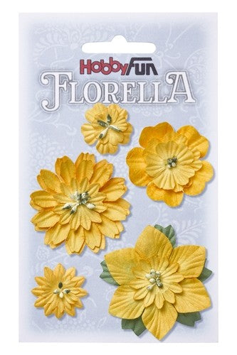 Florella Föndurblóm - Gul "gelb"