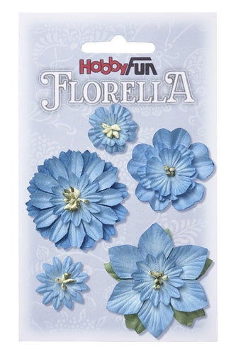 Florella Föndurblóm - Blá "Blau"