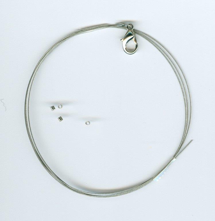 Beading wire 0.4mm x 75cm