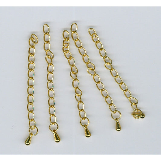 Small chain gold 65mm 5pcs